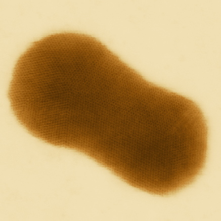 Peanut-shaped nanoparticles